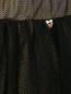 Золотистая юбка с сеткой My Twin  –  Деталь1