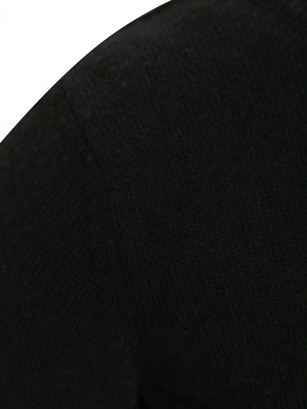 Кардиган с длинными рукавами Ermanno Scervino Junior  –  Деталь1  – Цвет:  Черный