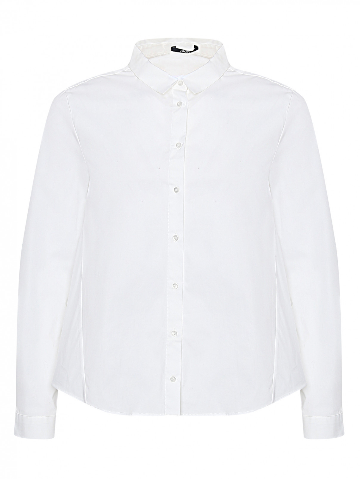 Рубашка из хлопка свободного кроя Joop  –  Общий вид  – Цвет:  Белый
