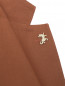 Однобортный пиджак из шерсти с карманами Tombolini  –  Деталь1