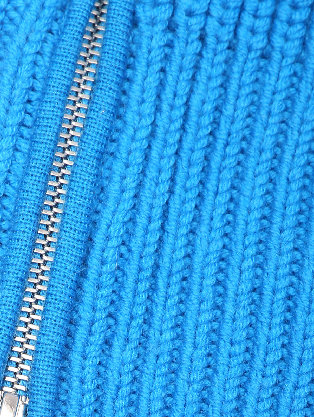 Однотонный свитер из шерсти Barbara Bui  –  Деталь  – Цвет:  Синий
