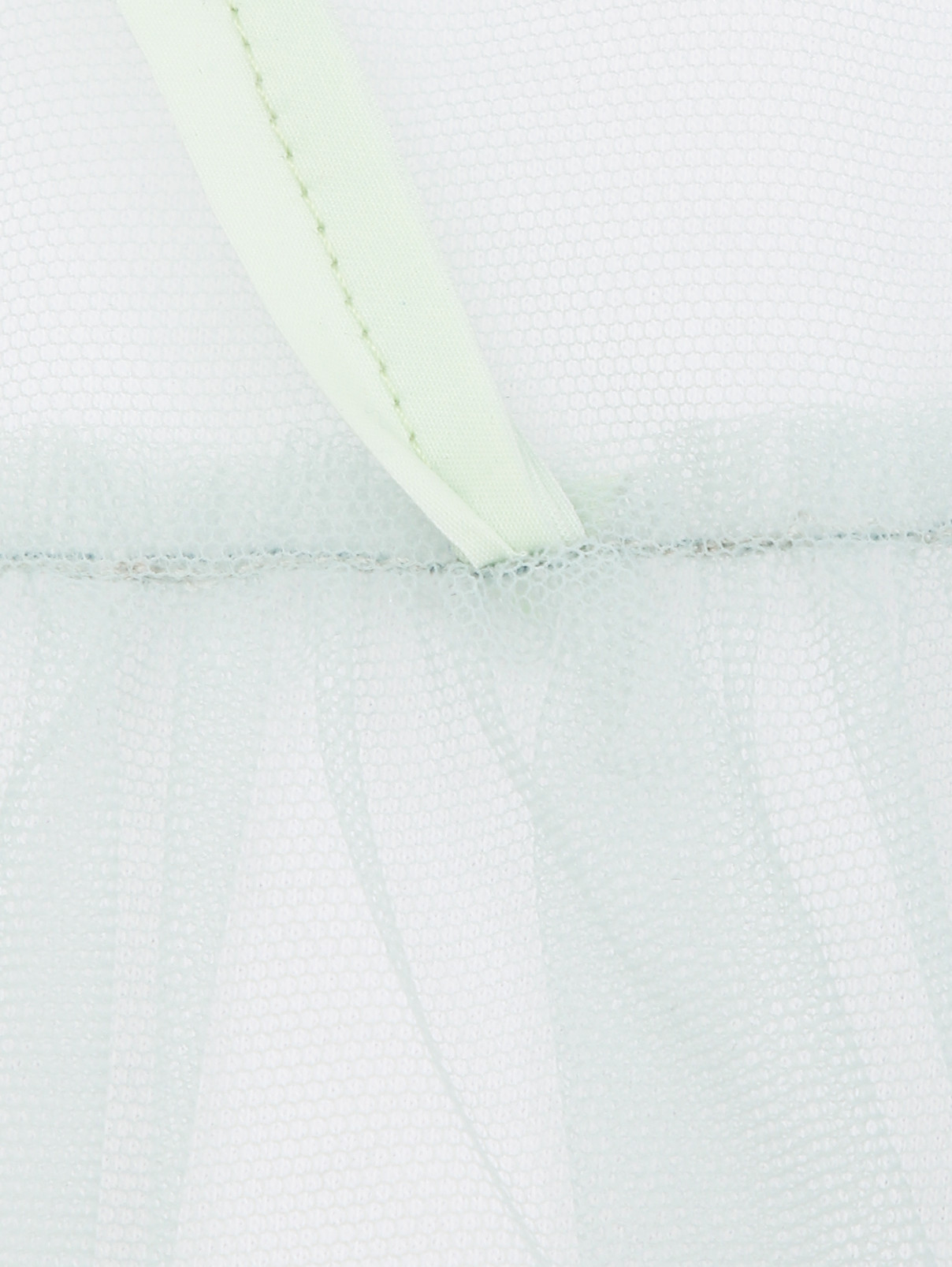 Блуза из двойной ткани с аппликацией Il Gufo  –  Деталь1  – Цвет:  Зеленый