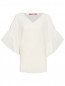 Блуза свободного кроя с V-образным вырезом Marina Rinaldi  –  Общий вид