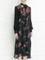 Платье из шерсти с цветочным узором Antonio Marras  –  Модель Верх-Низ