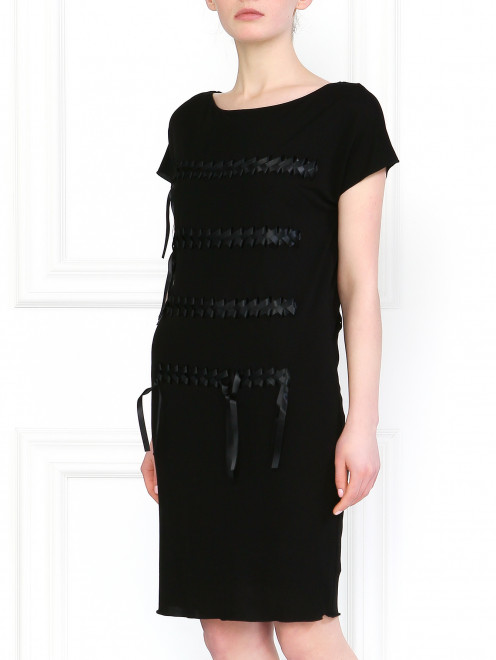 Платье с декорированное лентами Jean Paul Gaultier - Модель Верх-Низ