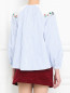 Блуза из хлопка с цветочным узором Weekend Max Mara  –  МодельВерхНиз1
