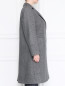 Пальто из шерсти с декоративной аппликацией Marina Rinaldi  –  МодельВерхНиз2