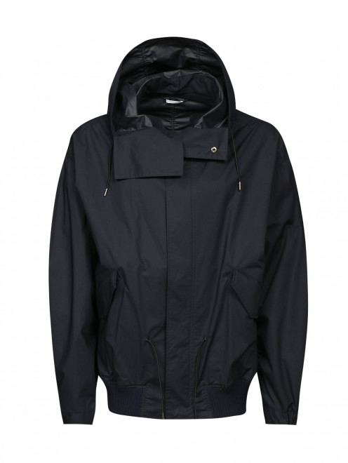 Куртка из хлопка на молнии с капюшоном Jil Sander - Общий вид