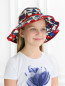 Текстильная шляпа с узором MiMiSol  –  Модель Общий вид