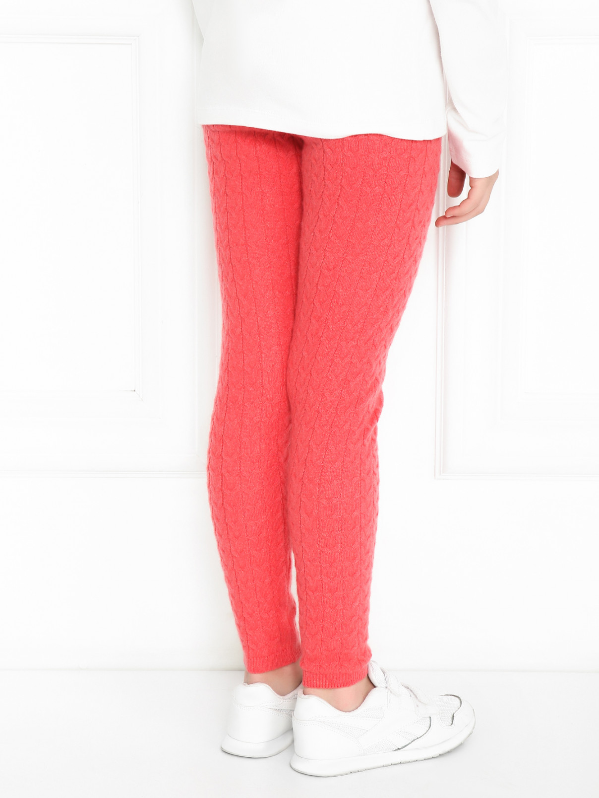 Фактурные брюки из кашемира Tomax  –  МодельВерхНиз1  – Цвет:  Оранжевый