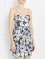 Платье-мини с цветочным узором Paul Smith  –  Модель Верх-Низ
