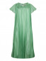 Платье плиссированное из шифона с напылением Miss Blumarine  –  Общий вид