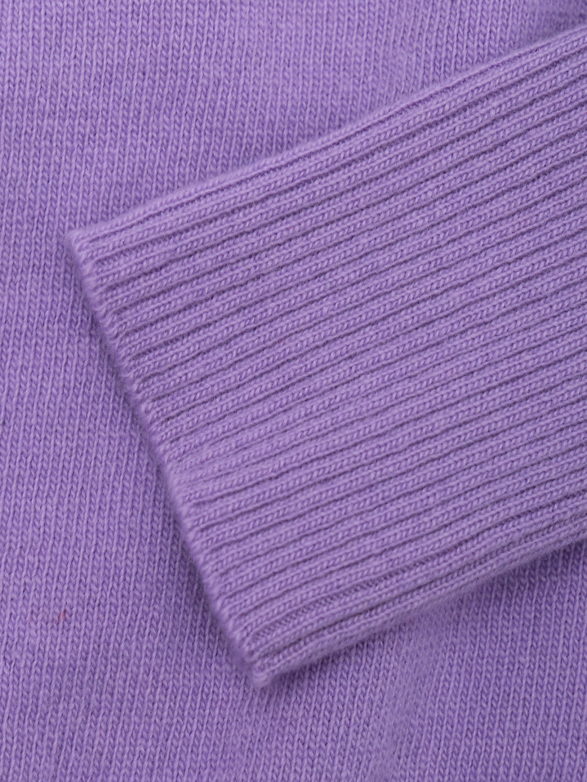 Водолазка из шерсти и кашемира Aurora  –  Деталь1  – Цвет:  Фиолетовый