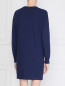 Трикотажное платье с вышивкой и аппликацией Love Moschino  –  МодельВерхНиз1