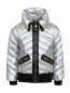 Стеганая куртка с контрастной резинкой Armani Junior  –  Общий вид