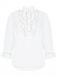 Блуза из хлопка с декоративной отделкой Alberta Ferretti  –  Общий вид