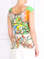 Топ с узором Versace 1969  –  Модель Верх-Низ1
