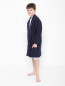 Хлопковый халат в "полоску" La Perla  –  МодельОбщийВид
