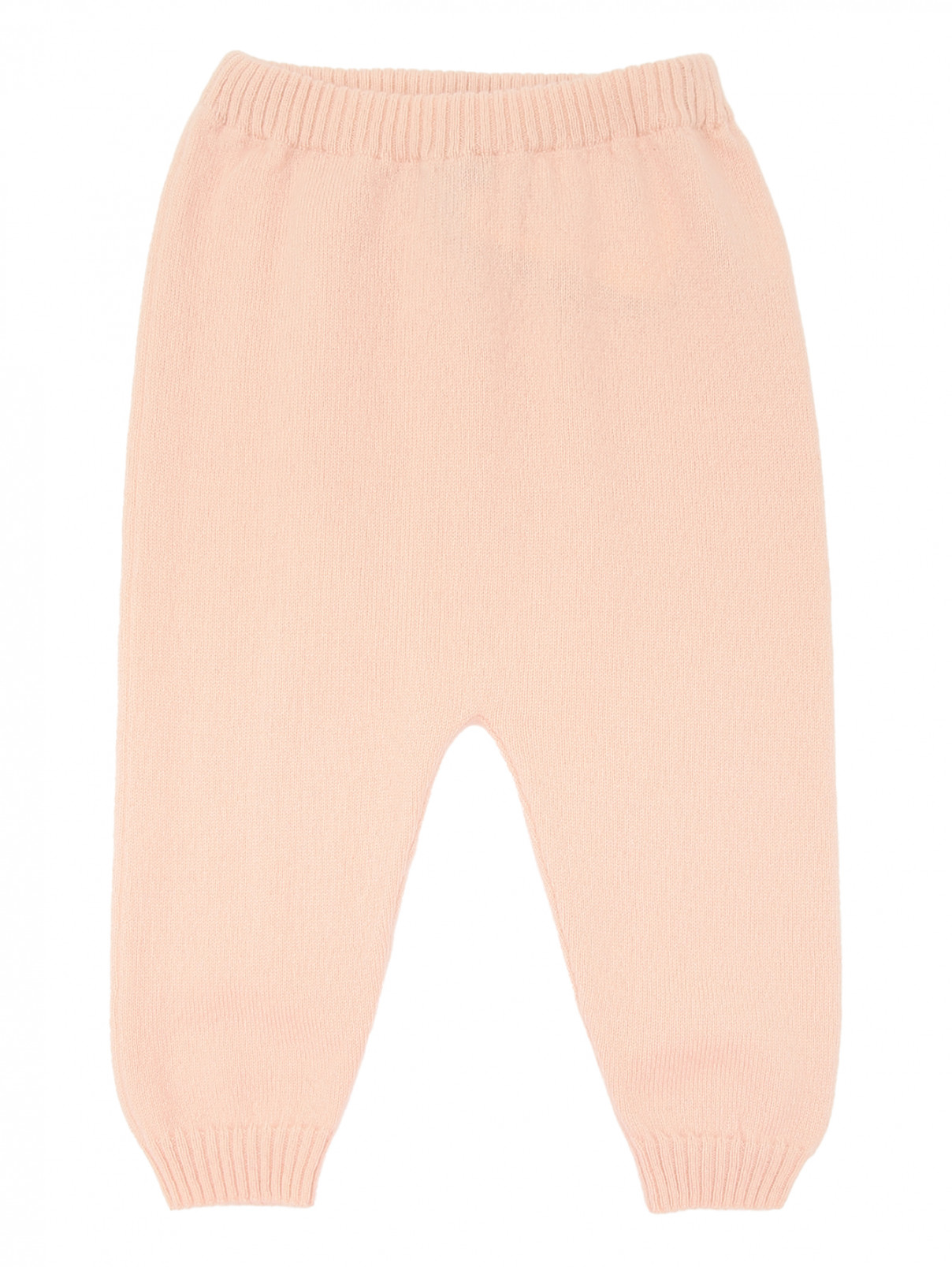 Кашемировые брюки на резинке Kyo  –  Общий вид  – Цвет:  Розовый