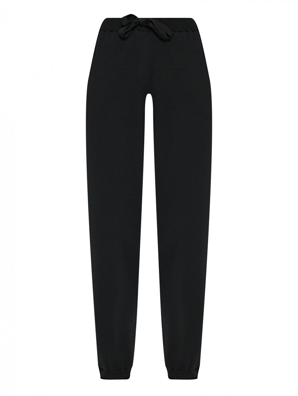 Трикотажные брюки на резинке MRZ  –  Общий вид  – Цвет:  Черный