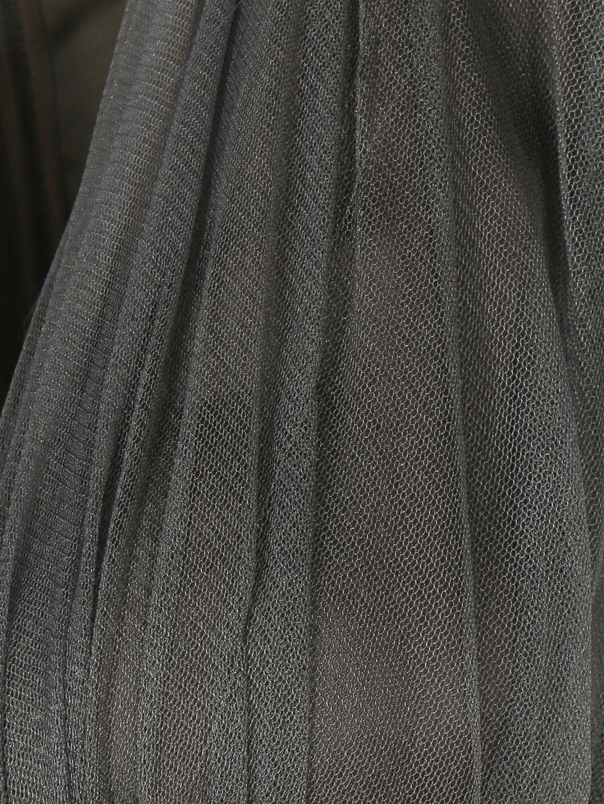 Платье из шелка с поясом и драпировкой Lanvin  –  Деталь1  – Цвет:  Зеленый