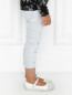 Укороченные джинсы с вышивкой Simonetta  –  Модель Верх-Низ2