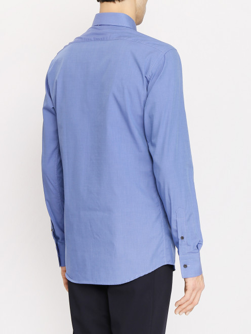 Рубашка из хлопка однотонная Lagerfeld - МодельВерхНиз1