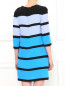 Платье прямого кроя из шелка с узором "полоска" Sonia Rykiel  –  Модель Верх-Низ1