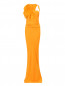 Платье-макси из шелка с драпировкой Ermanno Scervino  –  Общий вид