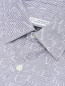 Рубашка из хлопка с узором Versace Collection  –  Деталь