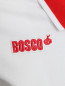 Поло из хлопка с узором и вышивкой BOSCO  –  Деталь