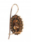 Серьги из металла декорированные бусинами Dueci Bijoux  –  Обтравка2