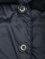 Стеганое пальто прямого кроя с карманами и бархатным воротом PennyBlack  –  Деталь