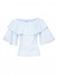 Блуза свободного кроя с узором Blugirl  –  Общий вид