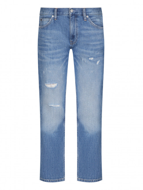 Укороченные джинсы из хлопка - Общий вид