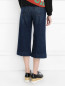 Укороченные джинсы из темного денима J Brand  –  Модель Верх-Низ1