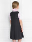 Платье на заниженной талии с юбкой-плиссэ Aletta Couture  –  Модель Верх-Низ1