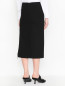 Юбка из хлопка с разрезом Sportmax  –  МодельВерхНиз1