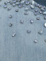 Рубашка из денима с декоративной отделкой из кристаллов Ermanno Scervino  –  Деталь