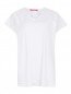 Удлиненная блуза с кружевными рукавами Marina Sport  –  Общий вид