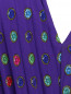 Плиссированное платье-макси с узором Moschino Boutique  –  Деталь