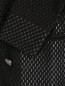 Двубортный трикотажный жакет с боковыми карманами Emporio Armani  –  Деталь