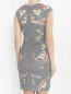 Платье из хлопка с цветочным узором MC Alexander McQueen  –  Модель Верх-Низ1