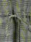 Платье из хлопка и льна на кулиске с узором "клетка" Paul Smith  –  Деталь1