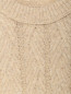 Свитер из смешанной шерсти фактурной вязки Rito  –  Деталь