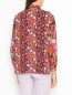 Блуза на пуговицах с шарфом в комплекте Max&Co  –  МодельВерхНиз1