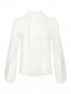 Полупрозрачная блуза из шелка Rochas  –  Общий вид