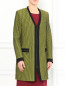 Легкое пальто на молнии с узором и боковыми карманами Kenzo  –  Модель Верх-Низ
