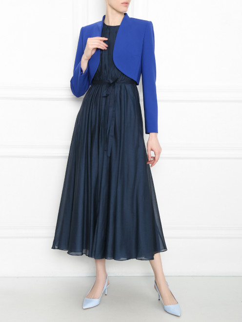Укороченный однотонный жакет Max Mara - МодельОбщийВид