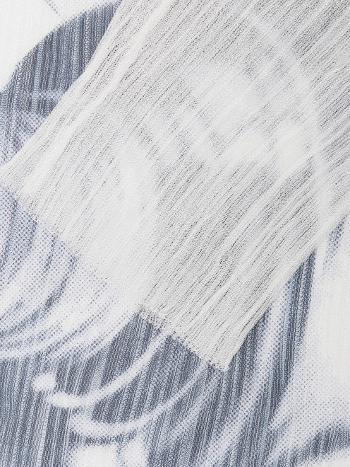Водолазка из полупрозрачной ткани с узором  - Деталь
